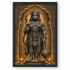 Black Stone Hanuman — Temple Serenity Frame 19 Black Stone Hanuman — Temple Serenity Frame — black frame clean