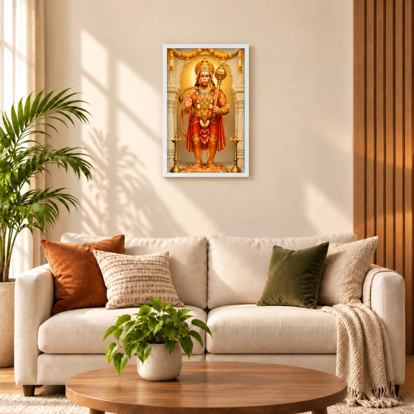 Hanuman Ji — Hanuman Jayanti Temple Frame 9 Hanuman Ji — Hanuman Jayanti Temple Frame — white frame sofa