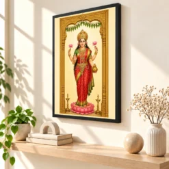 Lakshmi — Main Entrance Door Frame (Vertical) — black frame console