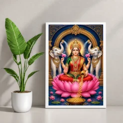 Lakshmi — Large Statement Wall Frame 12 Lakshmi — Large Statement Wall Frame — white frame console