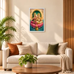 Laxmi Ganesh — Prosperity Duo Frame — white frame sofa