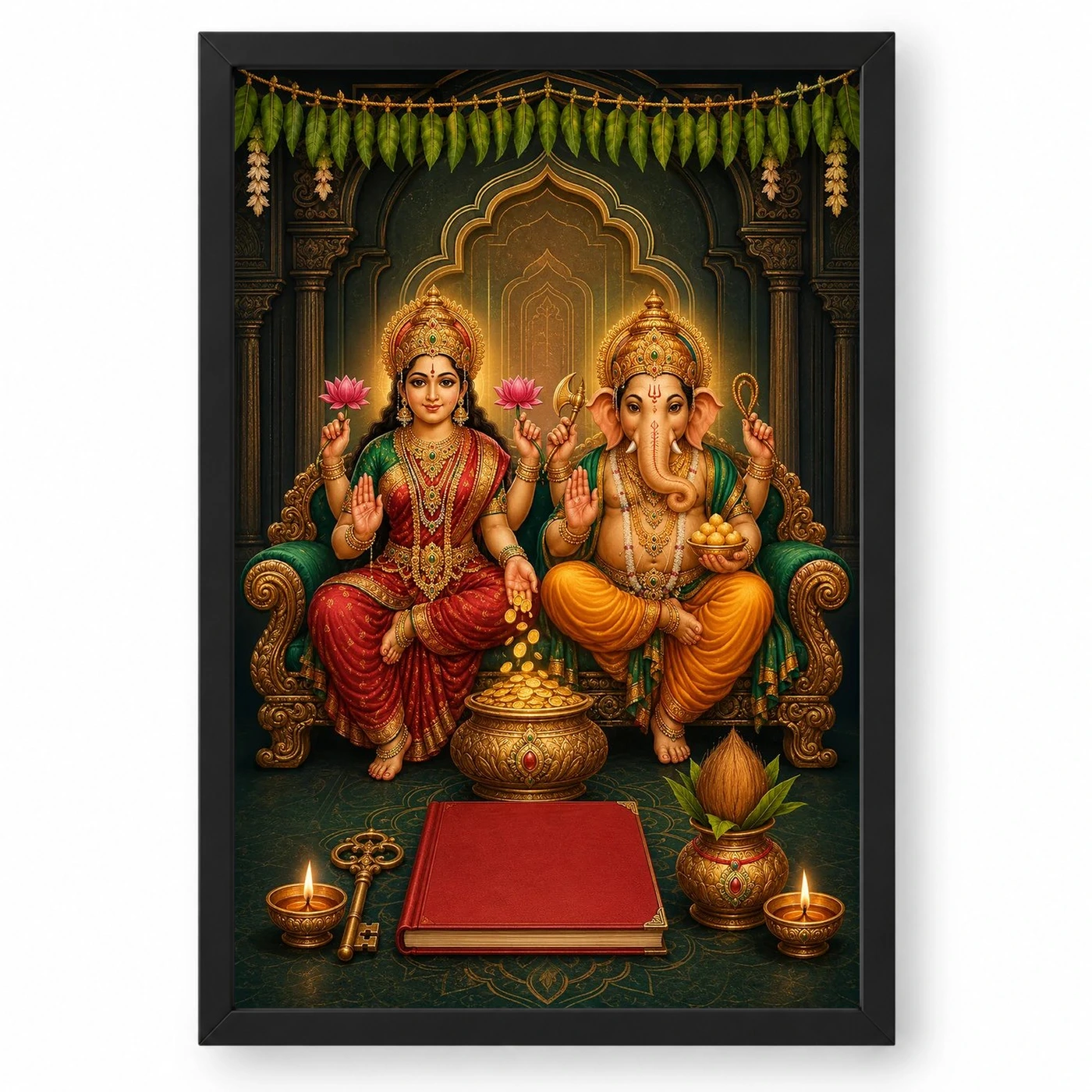 Laxmi Ganesh — New Business Opening Frame 1 Laxmi Ganesh — New Business Opening Frame — black frame clean