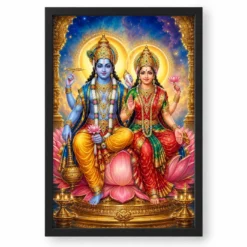 Lakshmi Narayan — Divine Union Frame — black frame clean