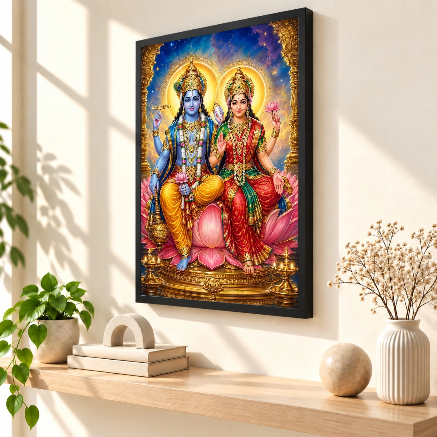 Lakshmi Narayan — Divine Union Frame 54 Lakshmi Narayan — Divine Union Frame — black frame