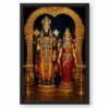 Lakshmi Venkateshwara — Tirupati Balaji Blessings Frame — black frame clean
