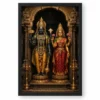 Lakshmi Narayan — Traditional Temple Style Frame 19 Lakshmi Narayan — Traditional Temple Style Frame — black frame clean