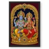 Lakshmi Narayan — Tanjore Traditional Art Frame 19 Lakshmi Narayan — Tanjore Traditional Art Frame — black frame clean