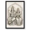 Lakshmi Narayan — Monochrome Sketch Frame 18 Lakshmi Narayan — Monochrome Sketch Frame — black frame clean