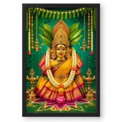 Varalakshmi — Shravan Festival Gifting Edition Frame — black frame clean
