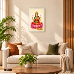 Ivory Paisley Varalakshmi Photo Frame – Minimal Lotus Art 17 Ivory Paisley Varalakshmi Photo Frame – Minimal Lotus Art — white frame sofa
