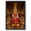 Varalakshmi Vratam Idol Photo Frame – Temple Altar Art 18 Varalakshmi Vratam Idol Photo Frame – Temple Altar Art — black frame clean