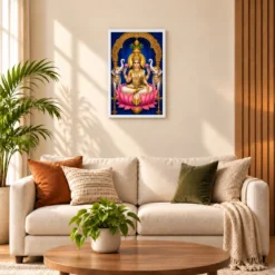 Pearl White Saree Varalakshmi Photo Frame – Blue Temple Art 17 Pearl White Saree Varalakshmi Photo Frame – Blue Temple Art — white frame sofa