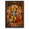 Ram Darbar Royal Jewel-Toned Portrait Photo Frame 18 Ram Darbar Royal Jewel-Toned Portrait Photo Frame — black frame clean