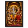 Ram Darbar Vivid Premium Spiritual Poster Art Photo Frame 18 Ram Darbar Vivid Premium Spiritual Poster Art Photo Frame — black frame clean