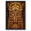 Tirupati Balaji Ornate Golden Temple Darshan Photo Frame 19 Tirupati Balaji Ornate Golden Temple Darshan Photo Frame — black frame clean