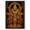 Tirupati Balaji Royal Jewel-Toned Portrait Photo Frame — black frame clean