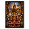 Jagannath Trinity Heritage Temple Architecture Backdrop Photo Frame 19 Jagannath Trinity Heritage Temple Architecture Backdrop Photo Frame — black frame clean
