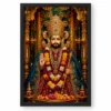 Khatu Shyam Royal Jewel-Toned Portrait Photo Frame — black frame clean