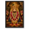 Khatu Shyam Peaceful Home Mandir Composition Photo Frame 19 Khatu Shyam Peaceful Home Mandir Composition Photo Frame — black frame clean
