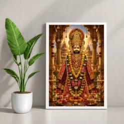 Khatu Shyam Heritage Temple Architecture Backdrop Photo Frame 12 Khatu Shyam Heritage Temple Architecture Backdrop Photo Frame — white frame console