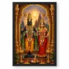 Vitthal Rukmini Ornate Golden Temple Darshan Photo Frame 19 Vitthal Rukmini Ornate Golden Temple Darshan Photo Frame — black frame clean