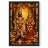 Vitthal Rukmini Grand Festival Flower Decoration Photo Frame 18 Vitthal Rukmini Grand Festival Flower Decoration Photo Frame — black frame clean