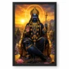 Shani Dev Serene Sunrise Blessing Photo Frame 18 Shani Dev Serene Sunrise Blessing Photo Frame — black frame clean