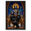 Shani Dev Royal Jewel-Toned Portrait Photo Frame — black frame clean