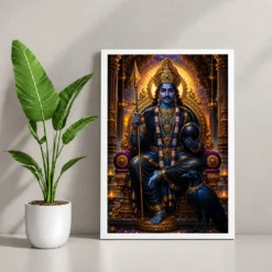 Shani Dev Heritage Temple Architecture Backdrop Photo Frame 12 Shani Dev Heritage Temple Architecture Backdrop Photo Frame — white frame console