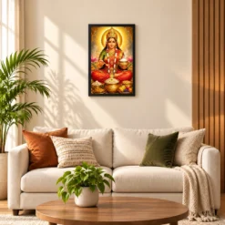 Annapurna Devi Vivid Premium Spiritual Poster Art Photo Frame 16 Annapurna Devi Vivid Premium Spiritual Poster Art Photo Frame — black frame sofa