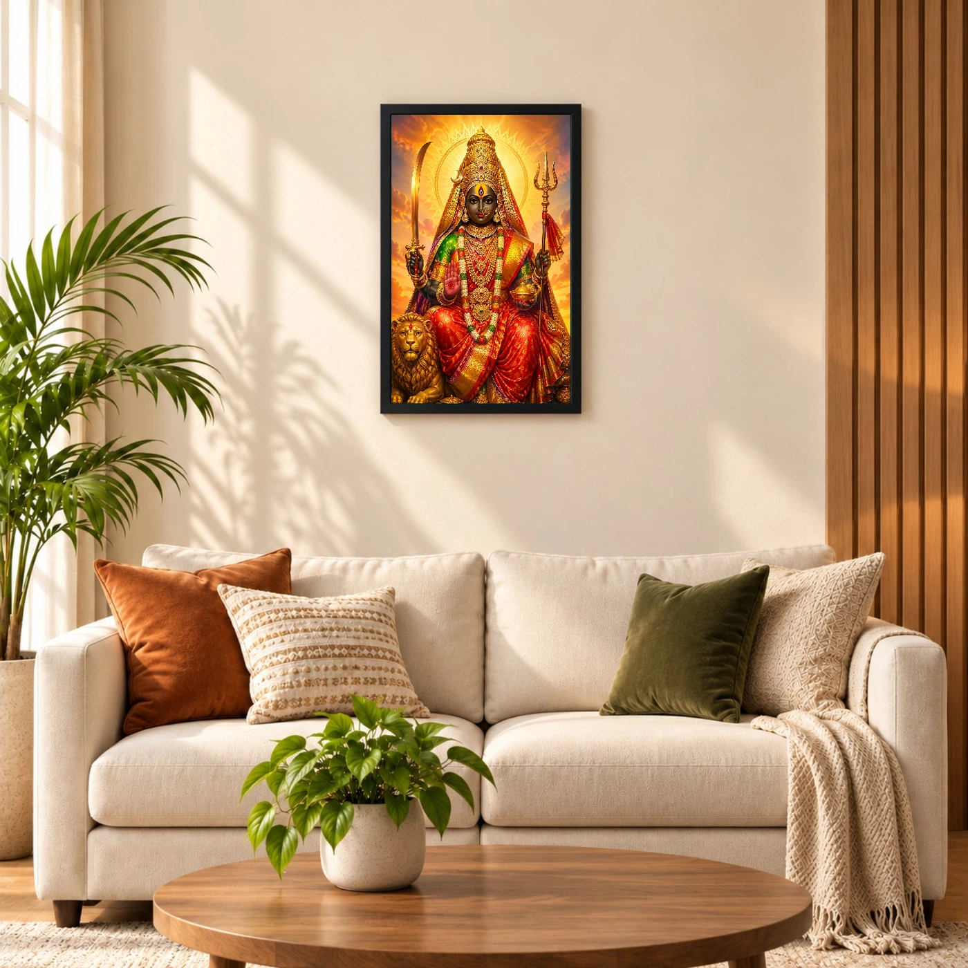 Tulja Bhavani Serene Sunrise Blessing Photo Frame 8 Tulja Bhavani Serene Sunrise Blessing Photo Frame — black frame sofa