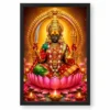Tulja Bhavani Lotus And Diya Radiance Photo Frame 19 Tulja Bhavani Lotus And Diya Radiance Photo Frame — black frame clean