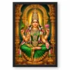 Meenakshi Amman Heritage Temple Architecture Backdrop Photo Frame — black frame clean