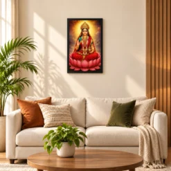 Gayatri Devi Peaceful Home Mandir Composition Photo Frame 16 Gayatri Devi Peaceful Home Mandir Composition Photo Frame — black frame sofa