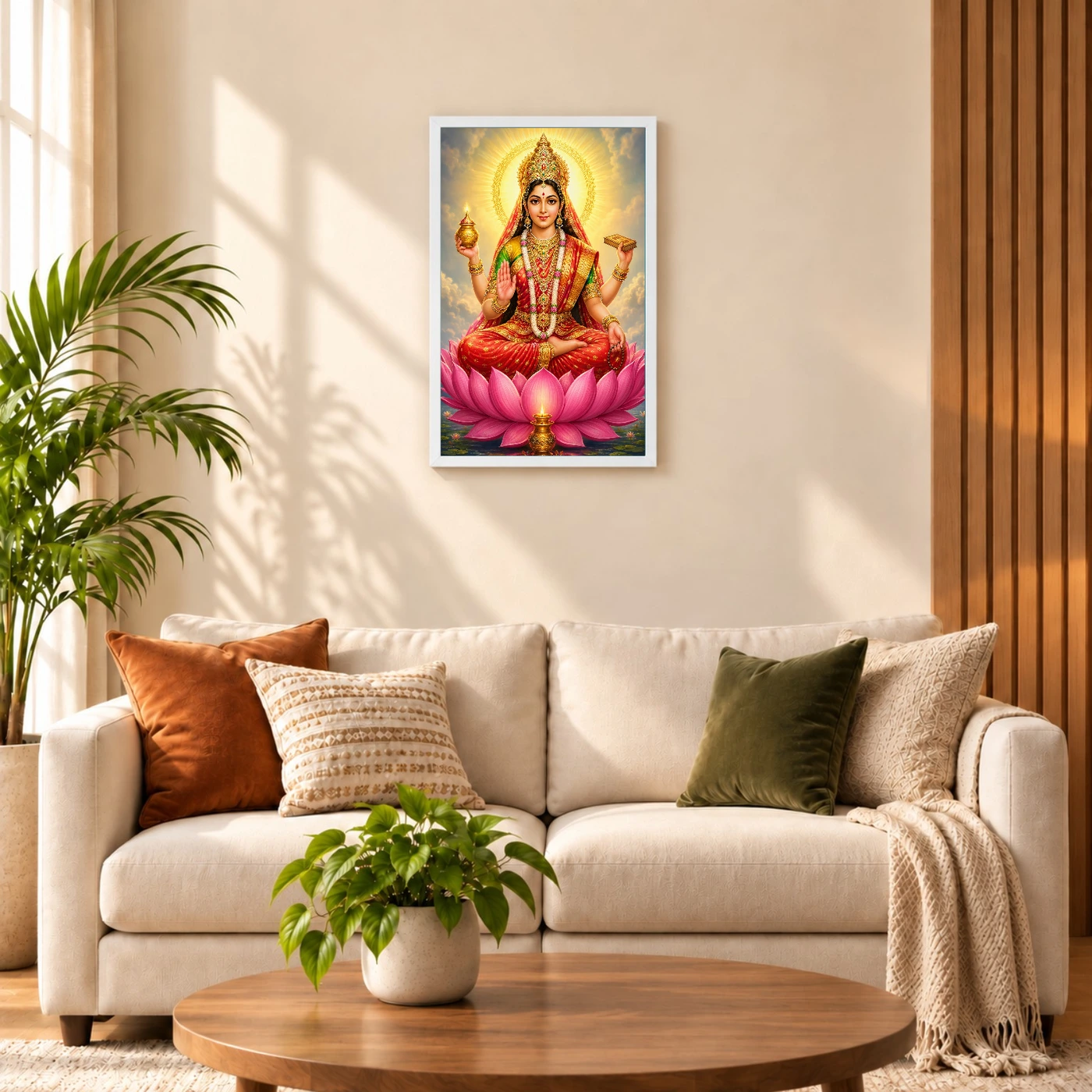 Gayatri Devi Vivid Premium Spiritual Poster Art Photo Frame 9 Gayatri Devi Vivid Premium Spiritual Poster Art Photo Frame — white frame sofa