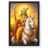 Khandoba Serene Sunrise Blessing Photo Frame 19 Khandoba Serene Sunrise Blessing Photo Frame — black frame clean