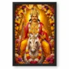 Khandoba Grand Festival Flower Decoration Photo Frame 18 Khandoba Grand Festival Flower Decoration Photo Frame — black frame clean