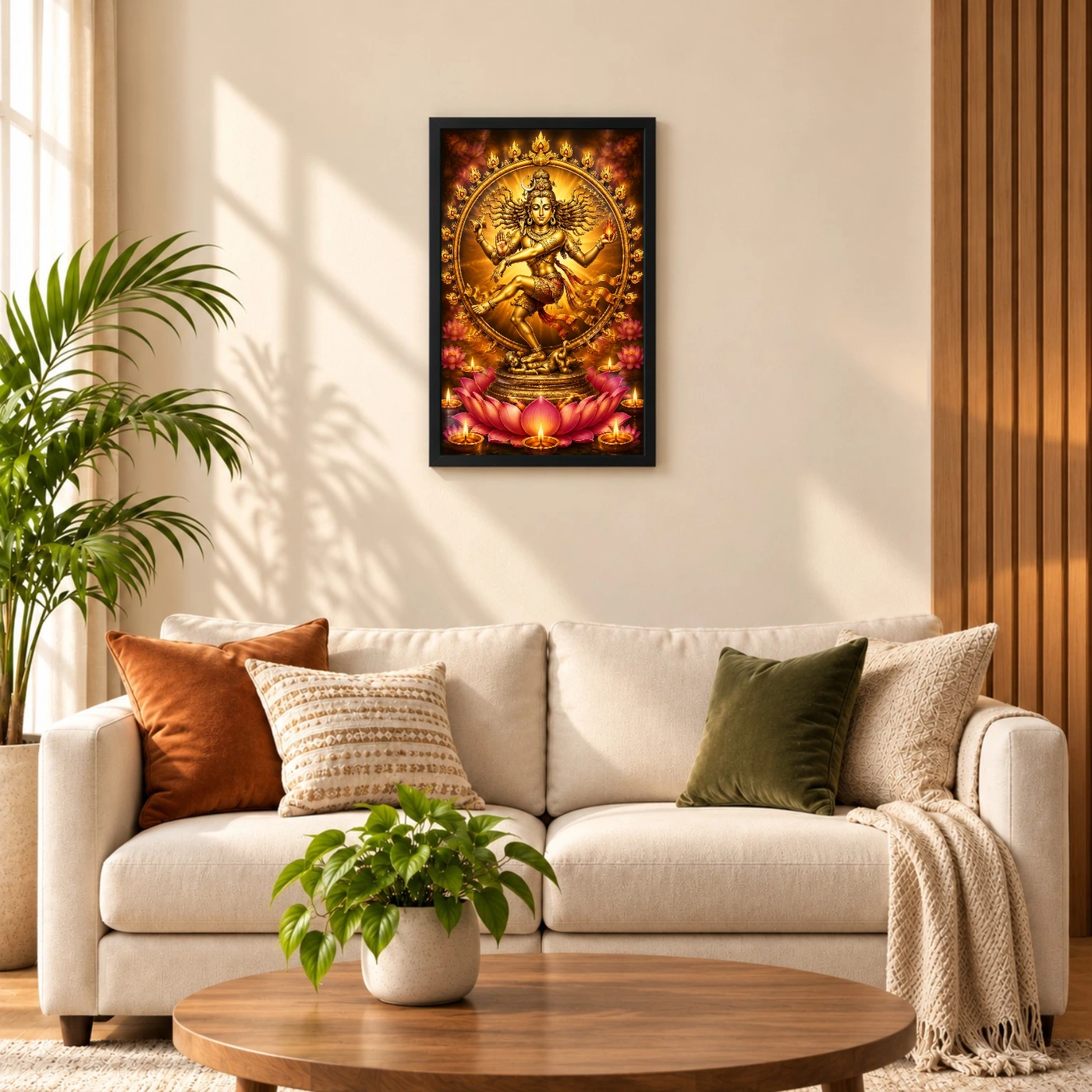 Nataraja Lotus And Diya Radiance Photo Frame 8 Nataraja Lotus And Diya Radiance Photo Frame — black frame sofa