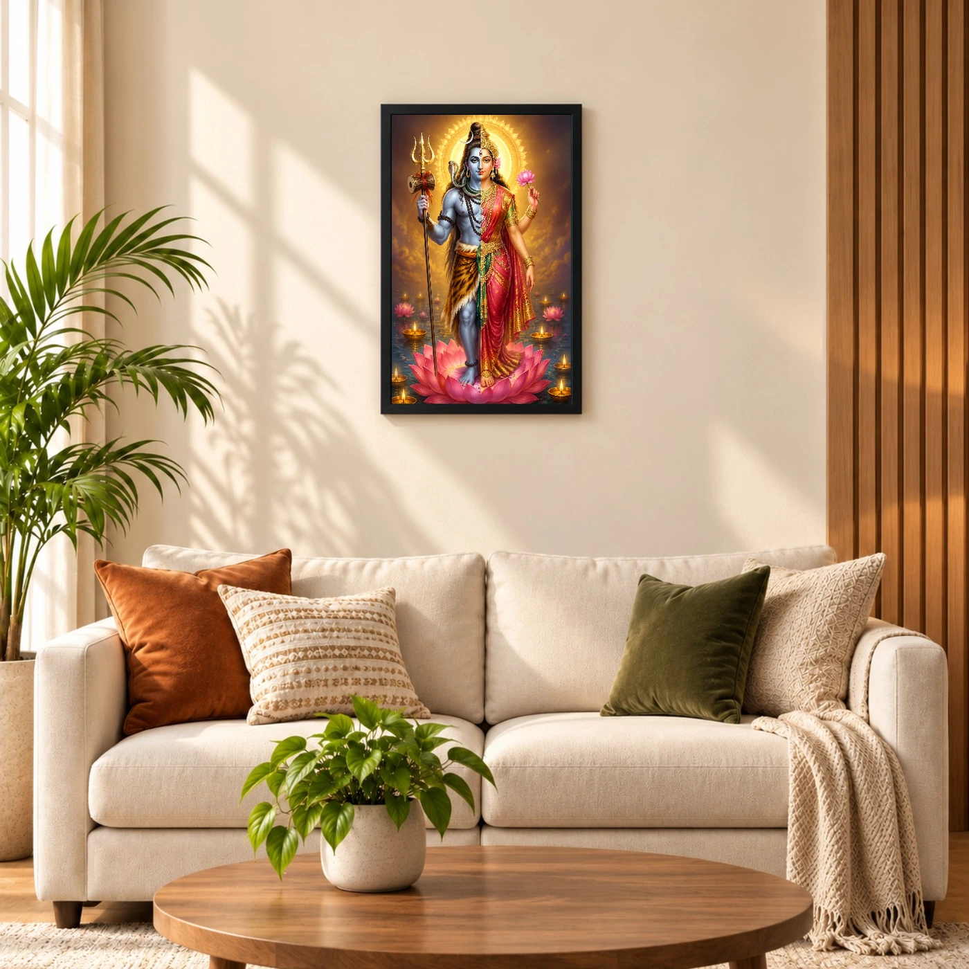 Ardhanarishvara Lotus And Diya Radiance Photo Frame 8 Ardhanarishvara Lotus And Diya Radiance Photo Frame — black frame sofa