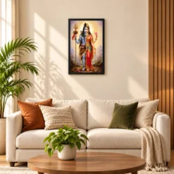 Ardhanarishvara Traditional Indian Miniature-Inspired Devotional Art Photo Frame 16 Ardhanarishvara Traditional Indian Miniature-Inspired Devotional Art Photo Frame — black frame sofa