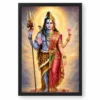 Ardhanarishvara Peaceful Home Mandir Composition Photo Frame 18 Ardhanarishvara Peaceful Home Mandir Composition Photo Frame — black frame clean