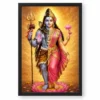 Ardhanarishvara Vivid Premium Spiritual Poster Art Photo Frame — black frame clean