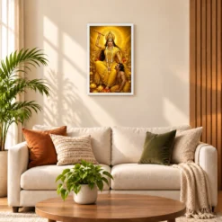 Baglamukhi Devi Royal Jewel-Toned Portrait Photo Frame 17 Baglamukhi Devi Royal Jewel-Toned Portrait Photo Frame — white frame sofa