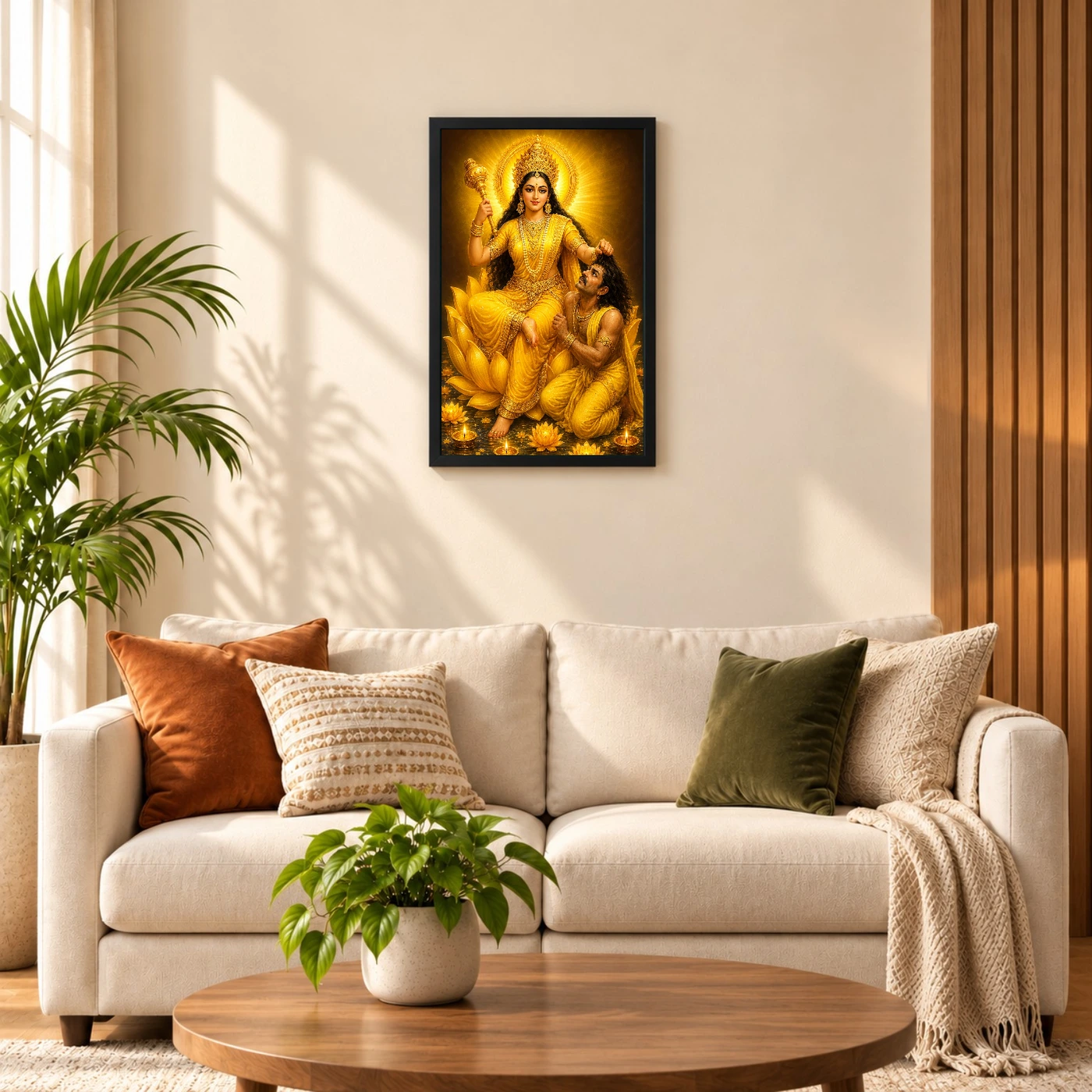 Baglamukhi Devi Lotus And Diya Radiance Photo Frame 8 Baglamukhi Devi Lotus And Diya Radiance Photo Frame — black frame sofa