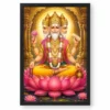 Brahma Dev Heritage Temple Architecture Backdrop Photo Frame — black frame clean