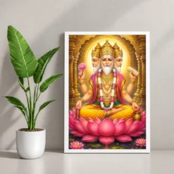Brahma Dev Heritage Temple Architecture Backdrop Photo Frame 12 Brahma Dev Heritage Temple Architecture Backdrop Photo Frame — white frame console