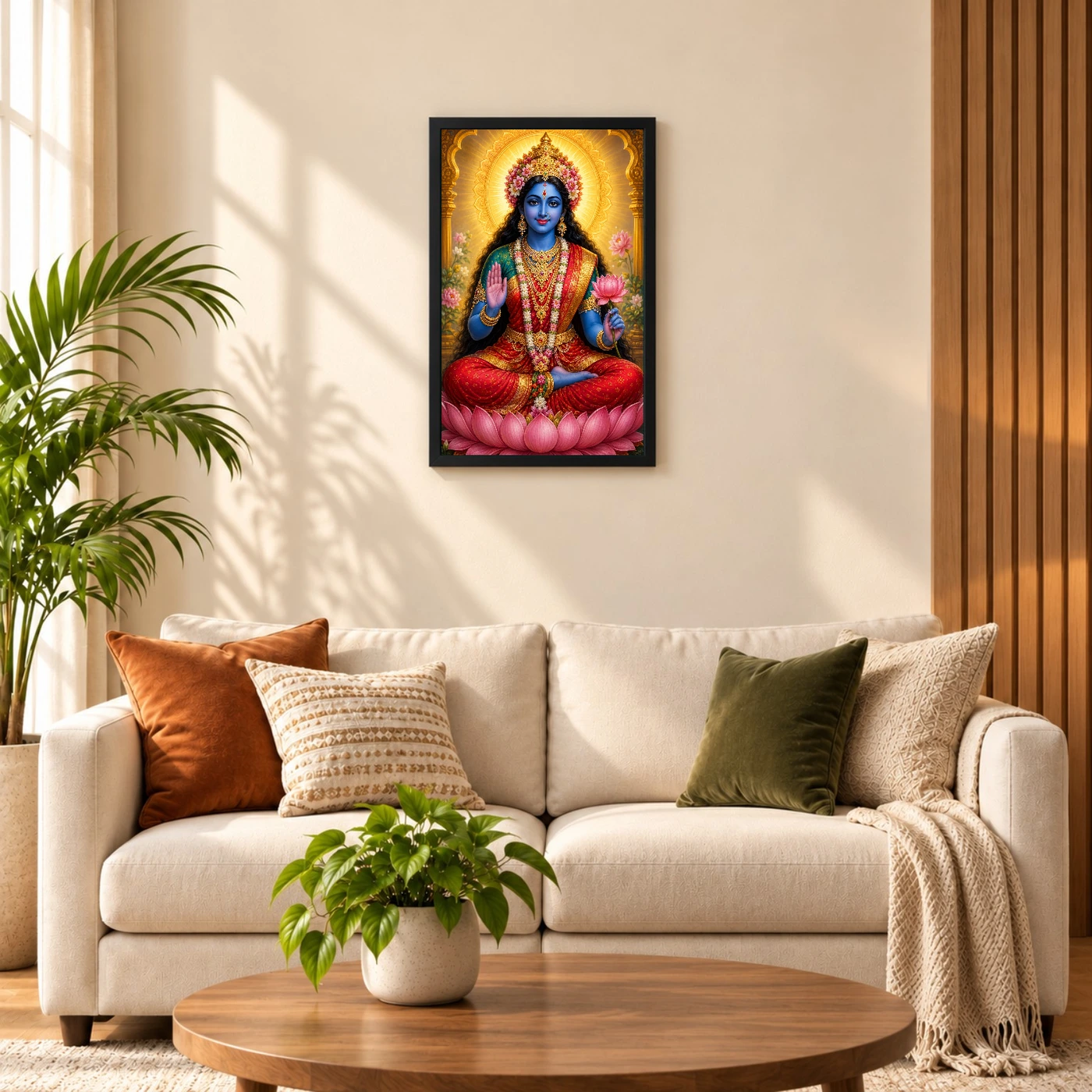 Kali Maa Vivid Premium Spiritual Poster Art Photo Frame 8 Kali Maa Vivid Premium Spiritual Poster Art Photo Frame — black frame sofa