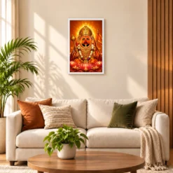 Salasar Balaji Lotus And Diya Radiance Photo Frame 17 Salasar Balaji Lotus And Diya Radiance Photo Frame — white frame sofa