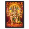 Panchmukhi Hanuman Grand Festival Flower Decoration Photo Frame 19 Panchmukhi Hanuman Grand Festival Flower Decoration Photo Frame — black frame clean