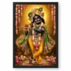 Banke Bihari Peaceful Home Mandir Composition Photo Frame 19 Banke Bihari Peaceful Home Mandir Composition Photo Frame — black frame clean